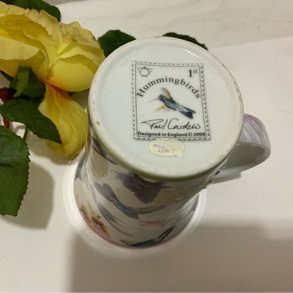 Paul Cardew hummingbirds Mug Coffee/Tea Cup Designed in England G11 - Picture 5 of 7